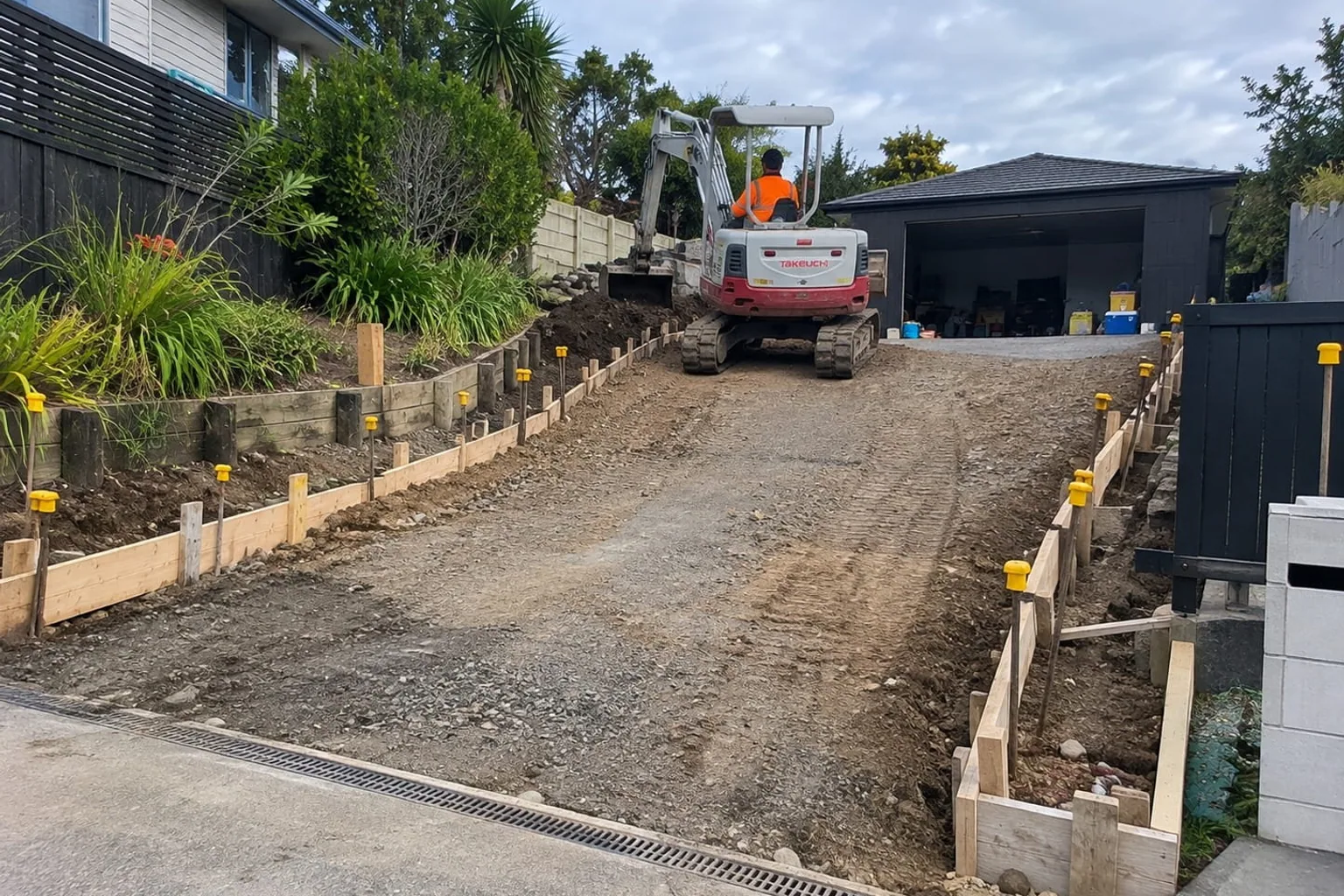 Driveway preparation